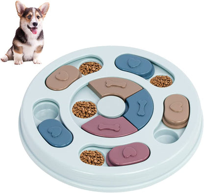 Interactive Dog Puzzle Toys for Puppies - Slow Feeder and Brain Stimulating Food Puzzles