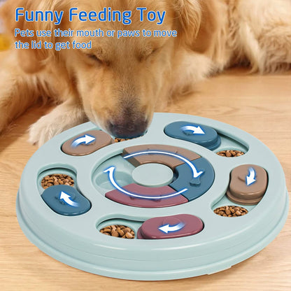Interactive Dog Puzzle Toys for Puppies - Slow Feeder and Brain Stimulating Food Puzzles
