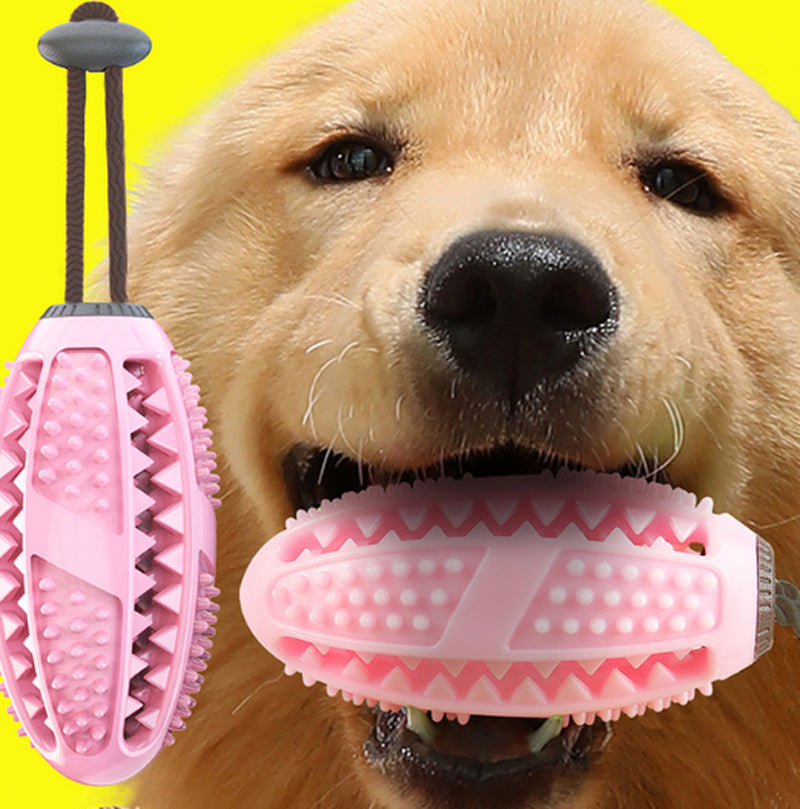Interactive Silicone Suction Cup Tug Dog Toy - Chew Ball for Dental Care and Feeding Supplies