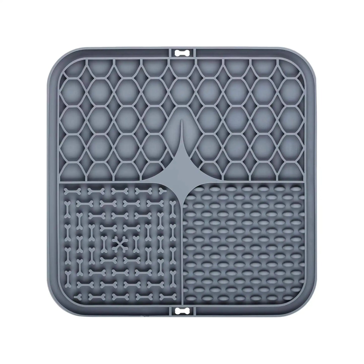 Silicone Pet Licking Plate and Slow Feeding Tray with Suction Cup - Anti-Choking Licking Mat for Dogs