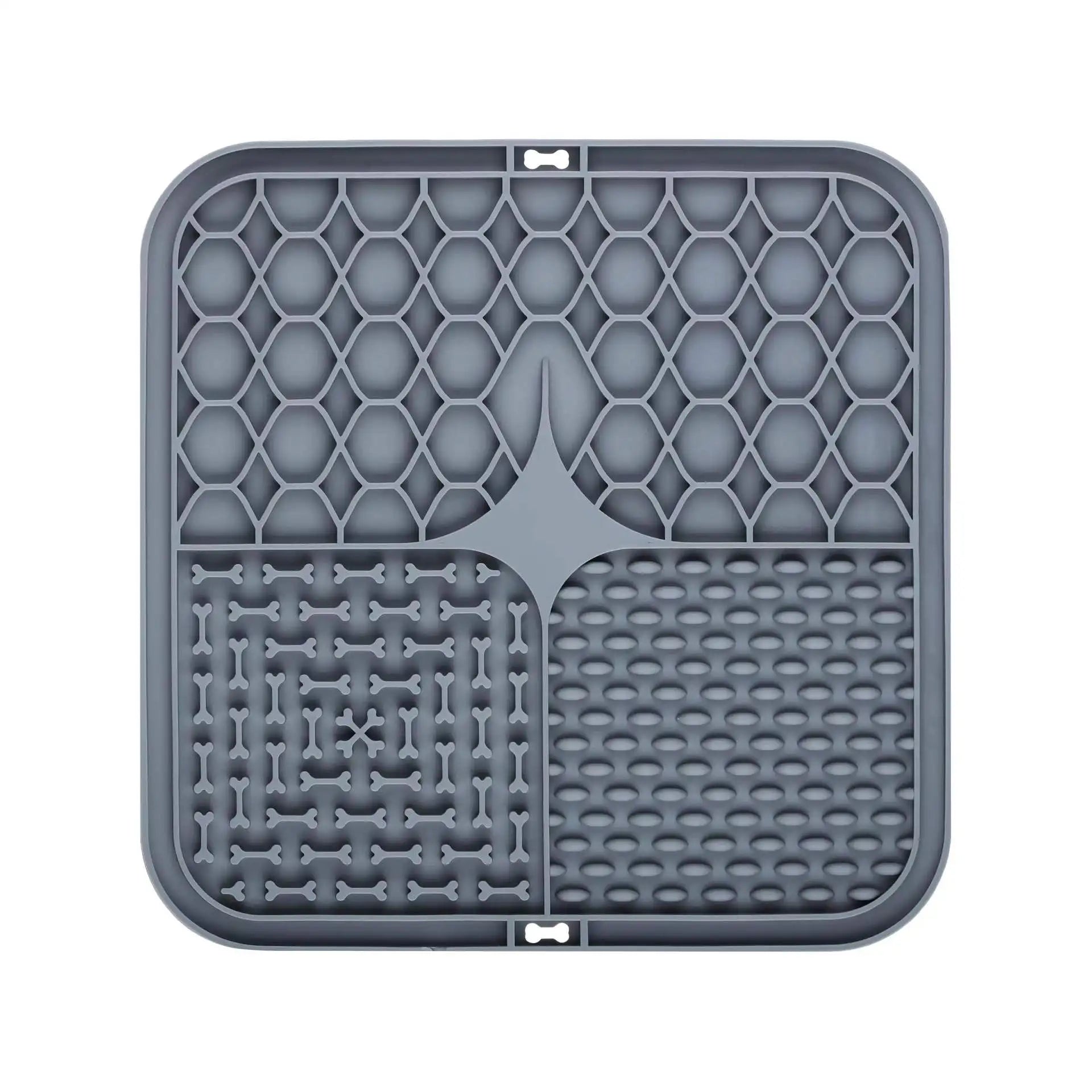 Silicone Pet Licking Plate and Slow Feeding Tray with Suction Cup - Anti-Choking Licking Mat for Dogs