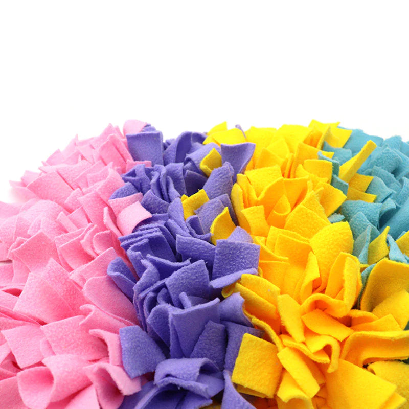 Furryforest Washable Anti-Slip Snuffle Mats for Dogs - Nose Training and Puzzle Toy Pads