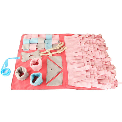Furryforest Washable Anti-Slip Snuffle Mats for Dogs - Nose Training and Puzzle Toy Pads