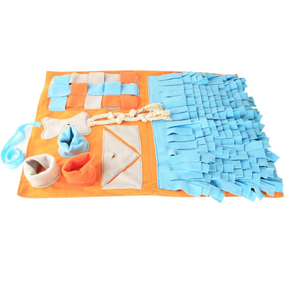 Furryforest Washable Anti-Slip Snuffle Mats for Dogs - Nose Training and Puzzle Toy Pads