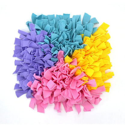 Furryforest Washable Anti-Slip Snuffle Mats for Dogs - Nose Training and Puzzle Toy Pads