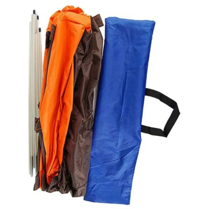 Outdoor Travel Pet Tent for Dogs and Cats - Pumpkin Orange Oxford Cloth