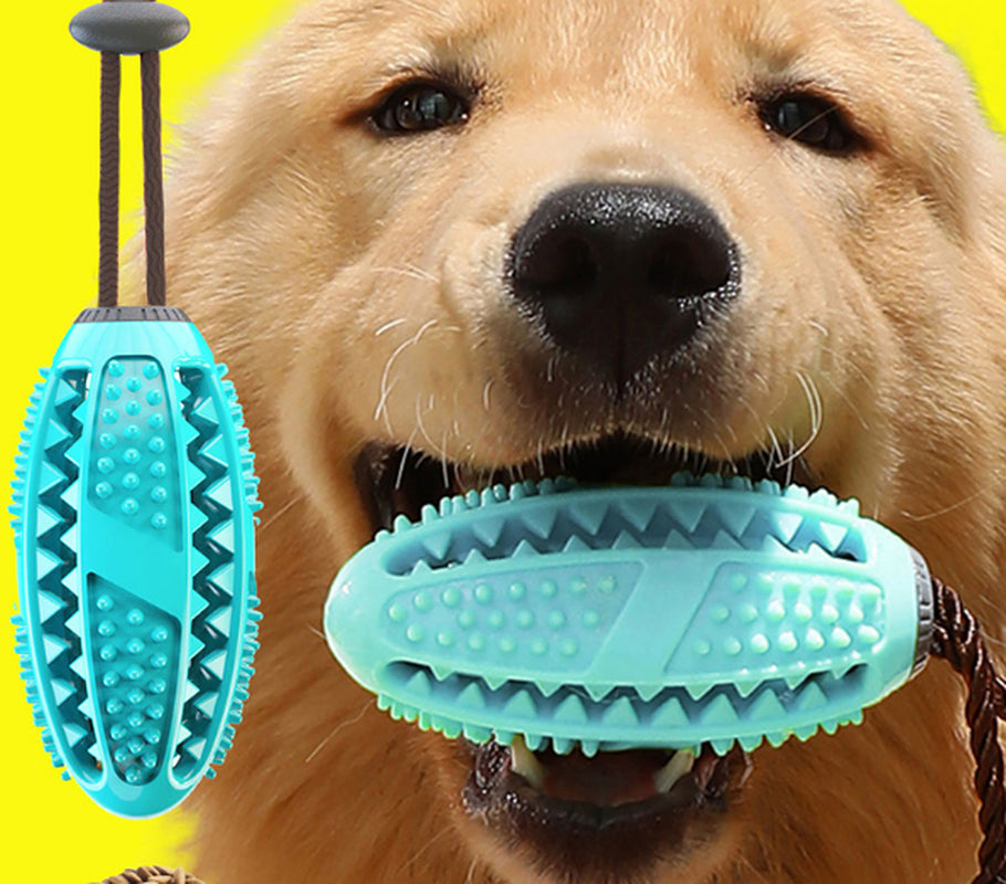 Interactive Silicone Suction Cup Tug Dog Toy - Chew Ball for Dental Care and Feeding Supplies