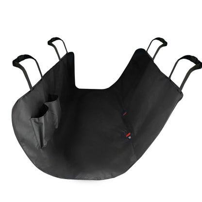 Waterproof 600D Oxford Cloth Dog Car Seat Cover - Hammock Style Pet Travel Carrier with Storage Pocket