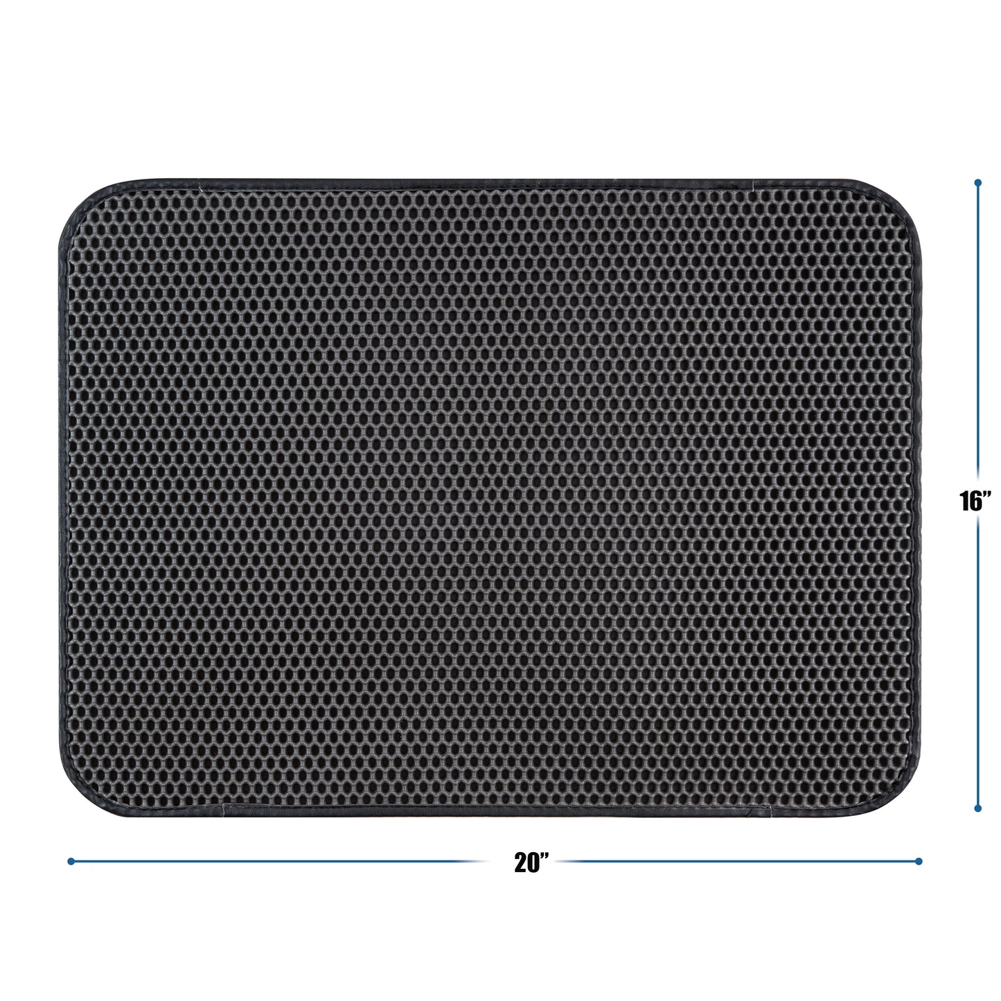 Cat Litter Trapping Mat with Waterproof Honeycomb Design for Effortless Cleaning