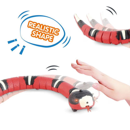 Realistic Smart Sensing Interactive Snake Toy for Cats - Engaging Prank Prop and Gift