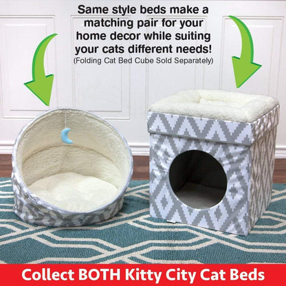 Indoor Cat Cube Furniture - White Design