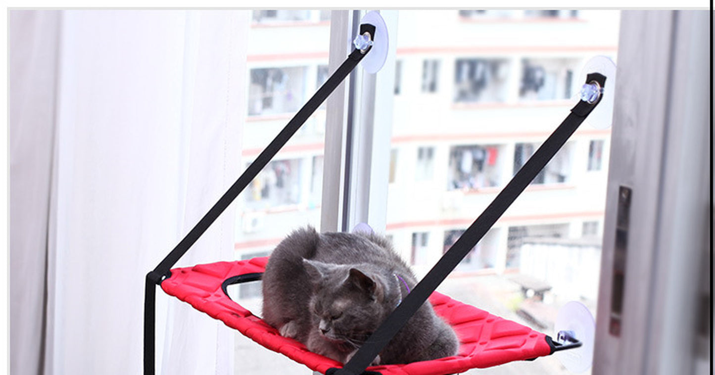 Indoor Cat Hammock Window Perch for Comfortable Resting and Sleeping