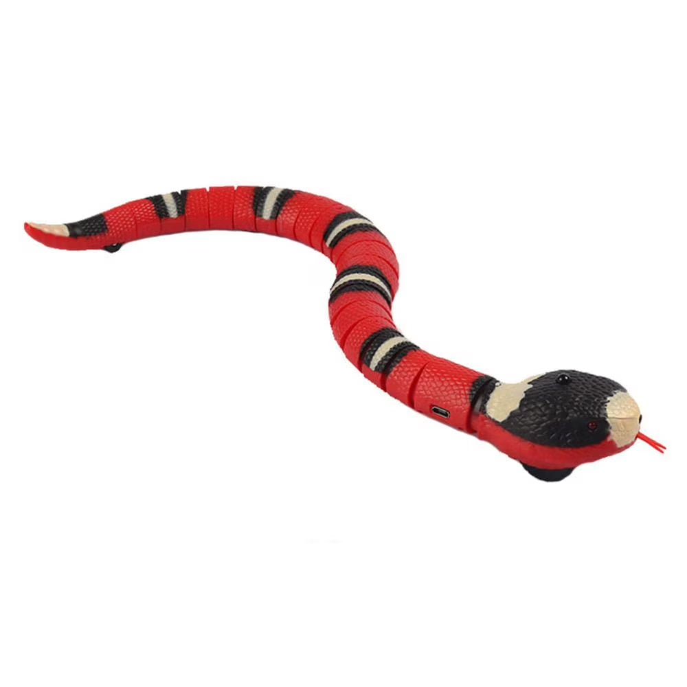 Realistic Smart Sensing Interactive Snake Toy for Cats - Engaging Prank Prop and Gift