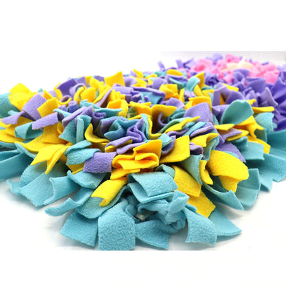 Furryforest Washable Anti-Slip Snuffle Mats for Dogs - Nose Training and Puzzle Toy Pads