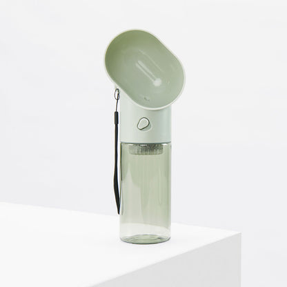 Portable Pet Water Fountain and Drinking Cup for Outdoor Use