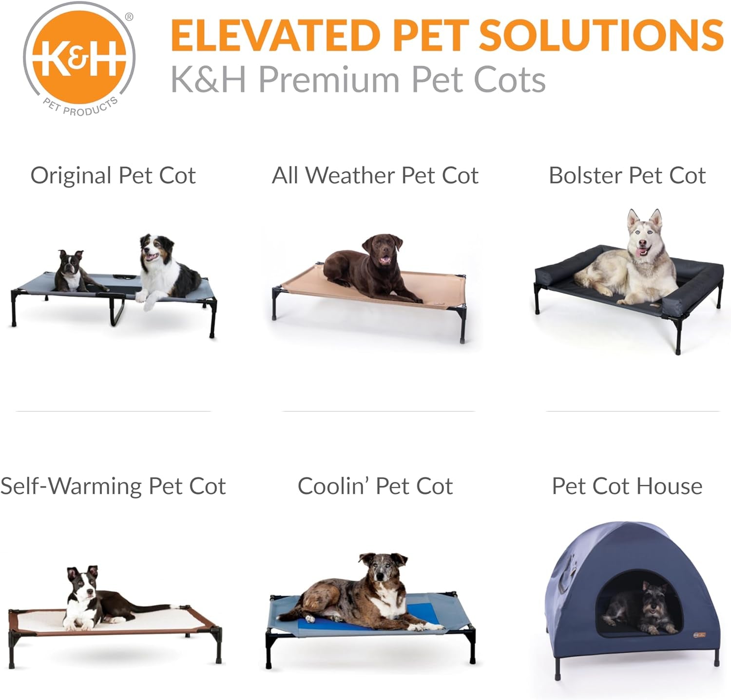 Elevated Outdoor Dog Cot - Breathable Cooling Hammock Bed for Large Dogs, Washable Mesh Cover, Raised Metal Frame, Collapsible and Portable - Large 42 x 30 inches, Chocolate